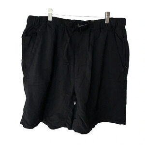 Outer Rim XL black‎ nylon pull on hiking shorts
